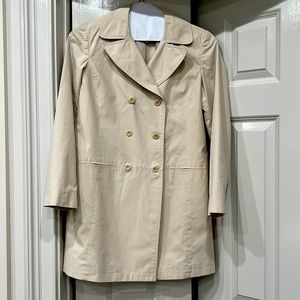 Gap khaki poplin short trench